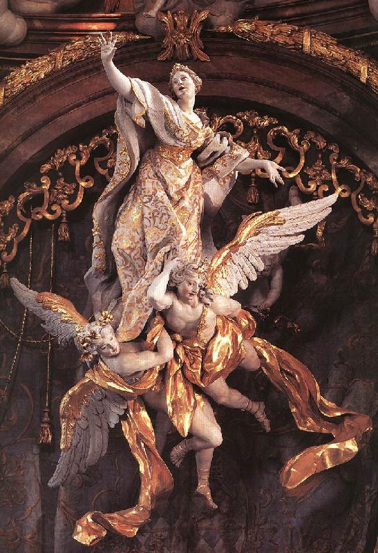 ASAM, Egid Quirin Assumption of the Virgin (detail Germany oil painting art